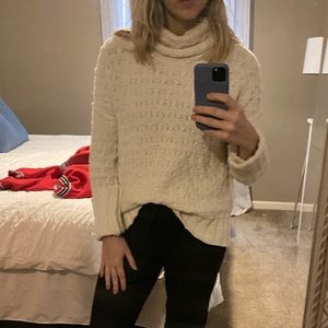 Free People Cream Sweater